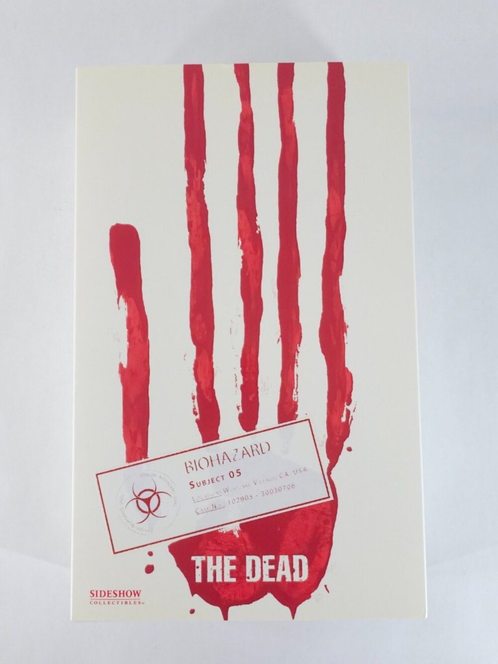 Subject 05 Biohazard Security Guard SIDESHOW HOT TOYS The Dead 1/6 12" MIB